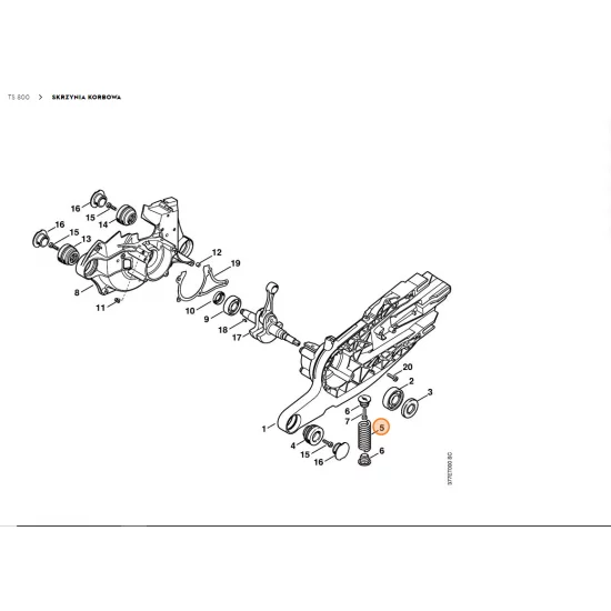 STIHL  Sprężyna 0000 791 3102